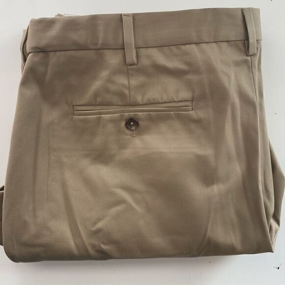 Lands’ End Classic Clothing Traditional Fit Tan Pants Chinos Size 40 - Picture 6 of 12